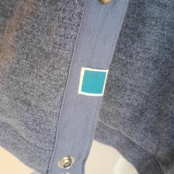 💋 JASON SCOTT COACH'S BUTTON DOWN JACKET SHIRT-GRAY *NWOT - Picture 5 of 9